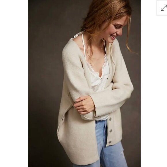 Free People Sweaters - Free People We The Free Gi Cardi XS Oversized Boho Minimalist